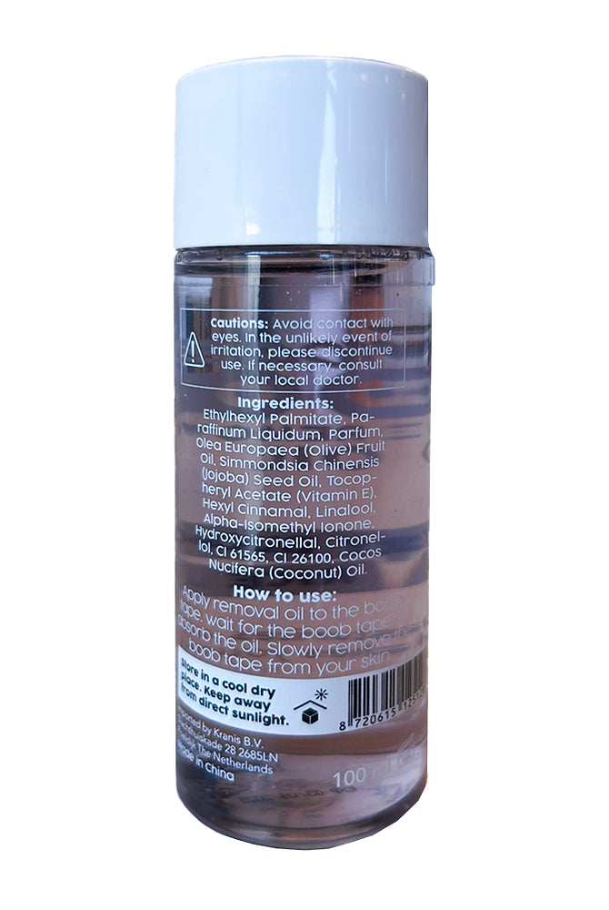 inodes vegan olie voor het verwijderen van boobtape