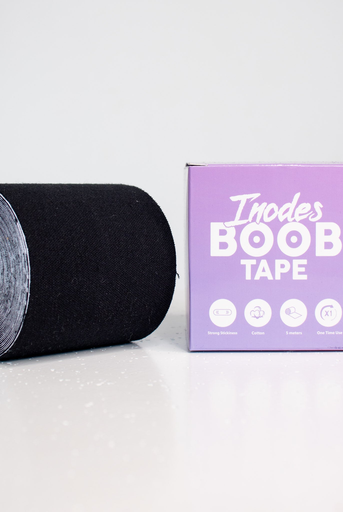 inodes boobtape 7.5 cm zwart